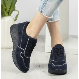 Schuhe Filippo DP943 / 20 Nv marineblau 2
