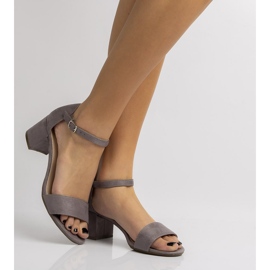 Filippo DS787 / 20 Gr Graue Sandalen 1