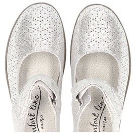 Filippo DP1319 / 20 Si Silberne Schuhe silber- grau 1