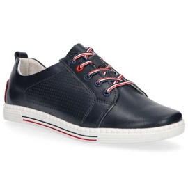 Lederschuhe Filippo DP008 / 20 Nv marineblau 1