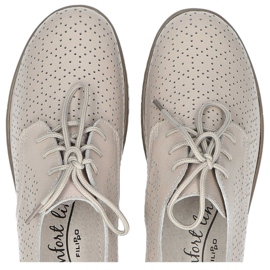 Schuhe Filippo DP1320 / 20 Gr Grau marineblau gelb 1