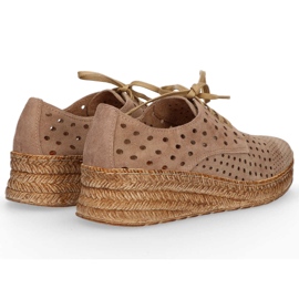 Filippo 20071 Velour Taupe Schuhe braun 2