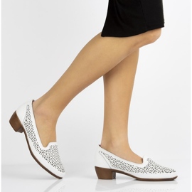 Lederschuhe Filippo DP1405 / 20 Wh weiß 1