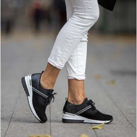 Lederturnschuhe Filippo DP1388 / 20 Bk schwarz 2