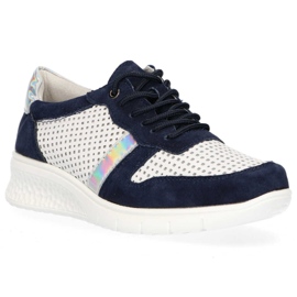 Filippo DP1389 / 20 Wh Nv White Navy Schuhe weiß marineblau gelb 2