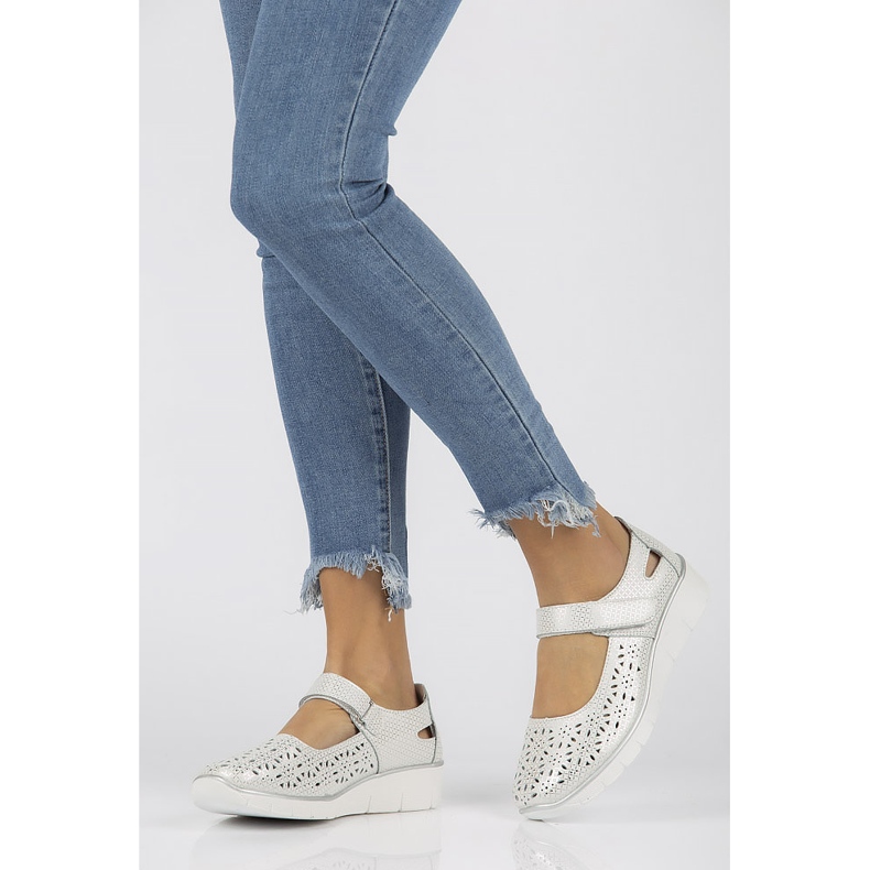 Filippo DP640 / 20 Wh Weiße Halbschuhe 1