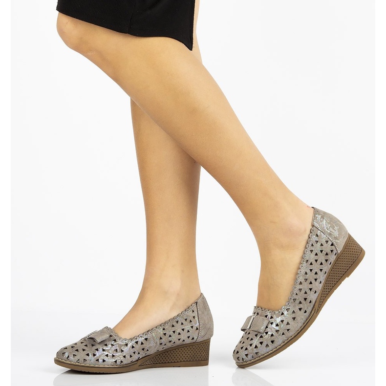 Lederschuhe Filippo DP752 / 20 Gr grau 1