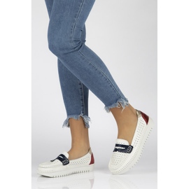 Lederschuhe Filippo DP1413 / 20 Wh weiß 1