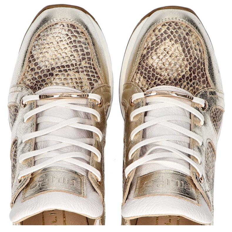 Filippo 460 Goldene R2 Weiße Schuhe 1