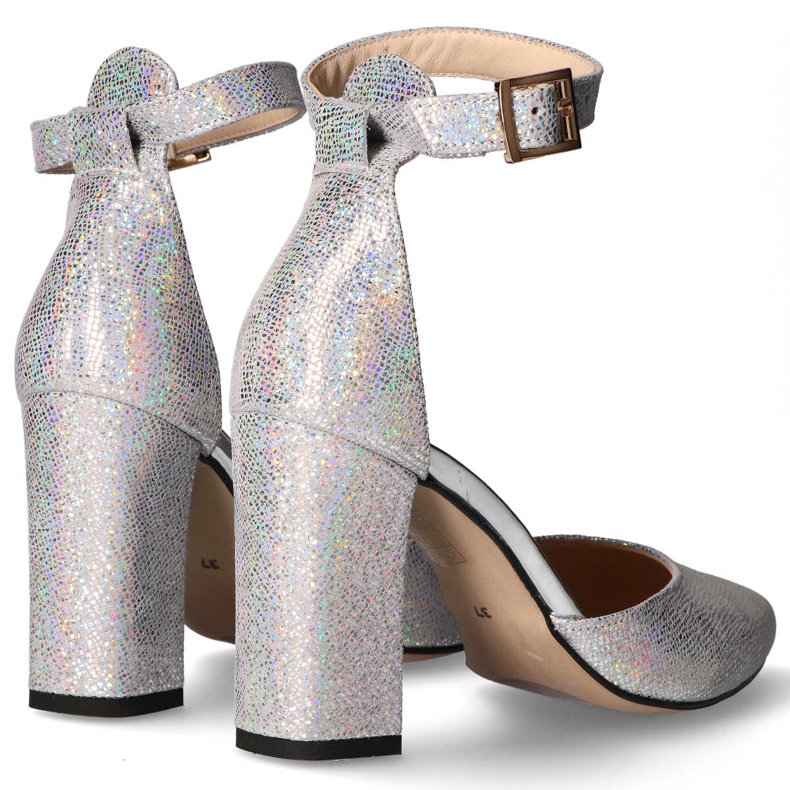 Filippo 2059 / OBL S-90 Pumpen silber- 1