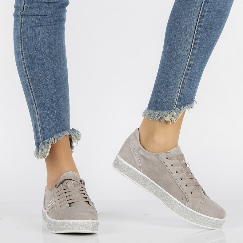 Lederschuhe Filippo DP1258 / 20 Gr grau braun 1