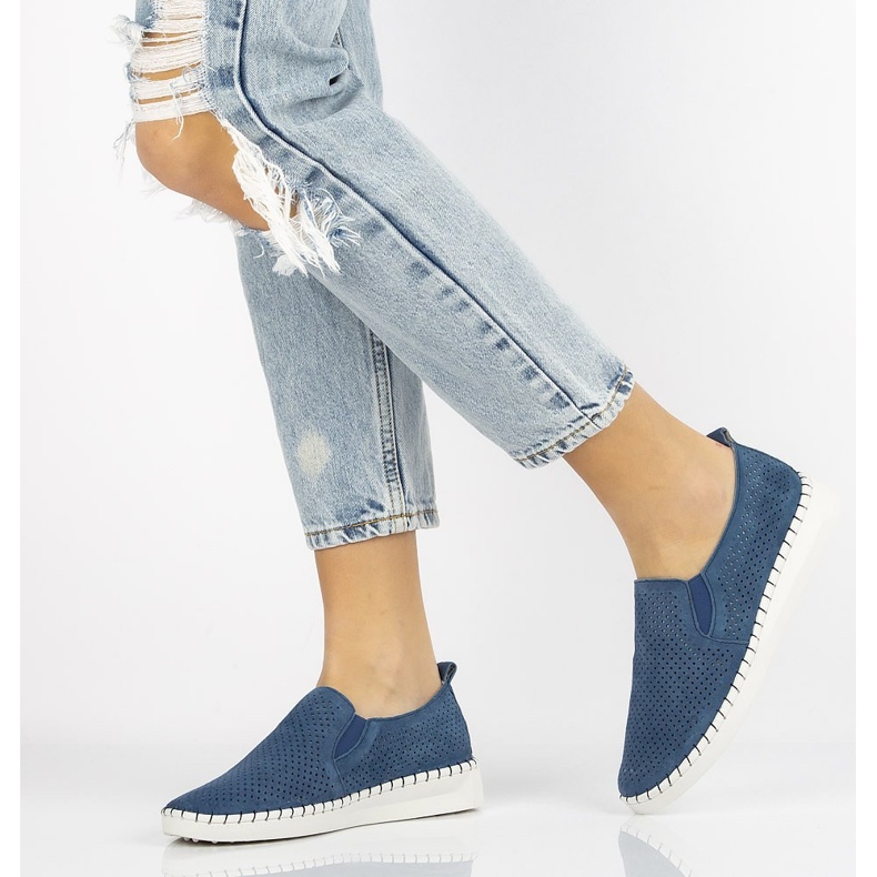 Lederschuhe Filippo DP063 / 20 Nv marineblau 1