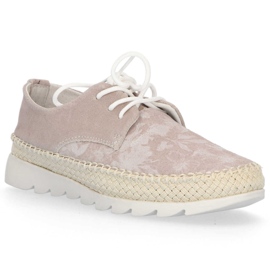 Lederschuhe Filippo DP701 / 20 Seien Sie beige 2