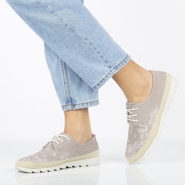 Lederschuhe Filippo DP701 / 20 Seien Sie beige 1