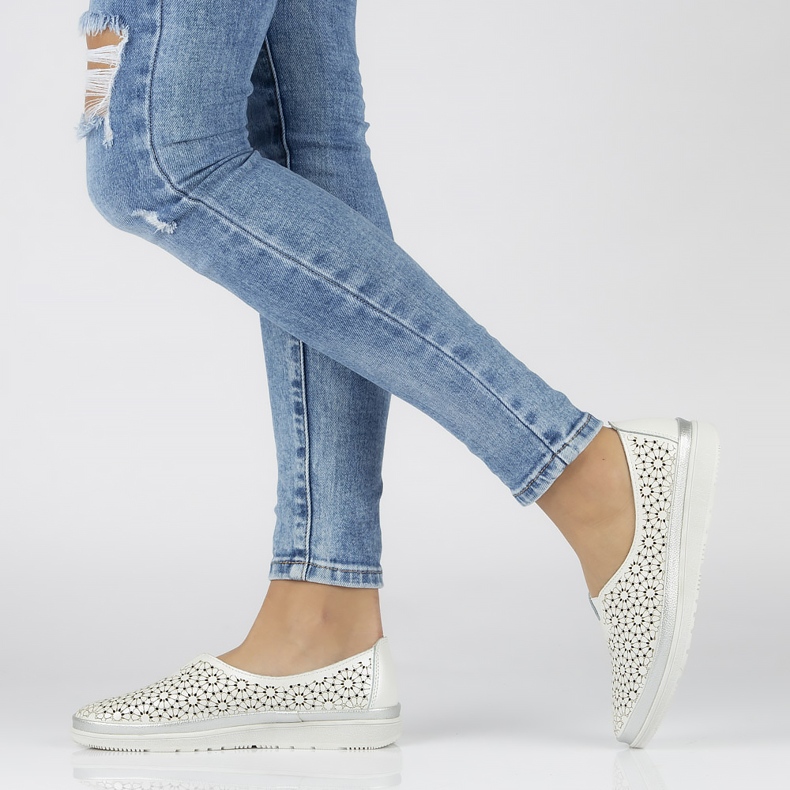 Filippo DP1400 / 20 Wh Weiße Halbschuhe khaki grün 2