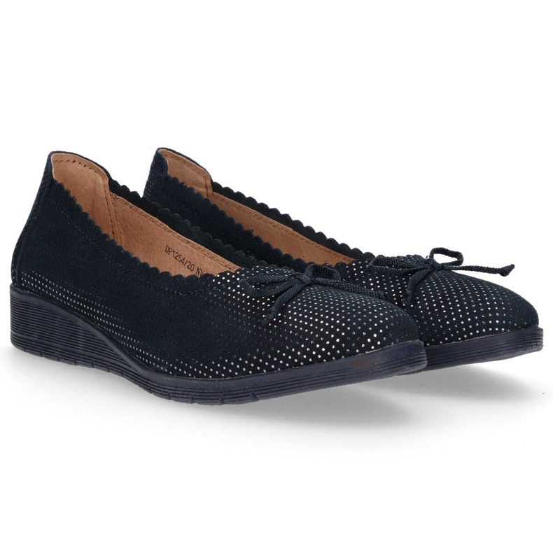 Lederschuhe Filippo DP1254 / 20 Nv marineblau 1