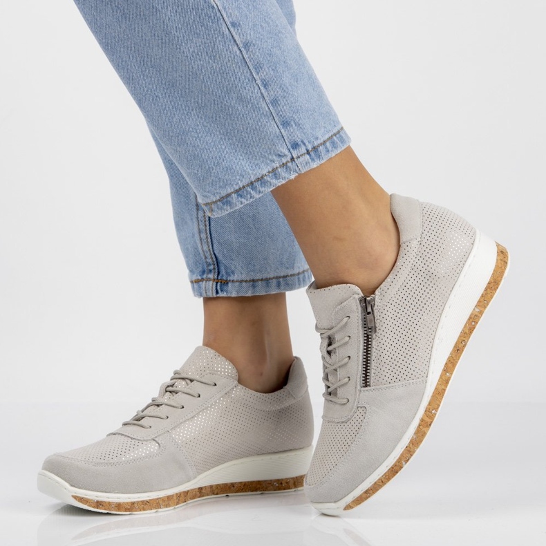 Lederschuhe Filippo DP1252 / 20 Gr grau 1