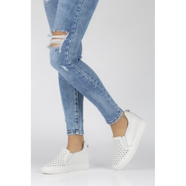 Filippo DP1398 / 20 Wh Weiße Halbschuhe 1