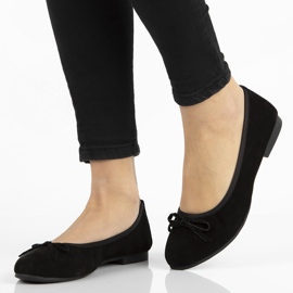 Lederballerinas Filippo DP1231 / 20 Bk schwarz 1