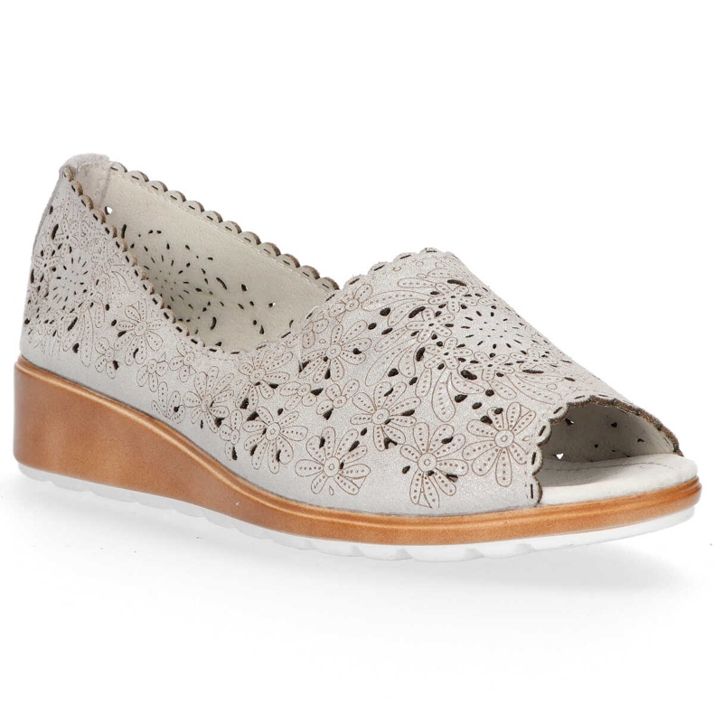 Filippo DP1399 / 20 Si Silberne Schuhe grau 2