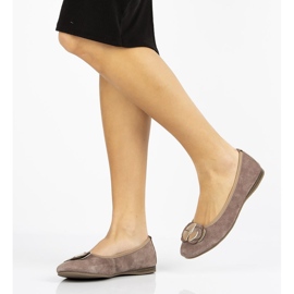 Lederballerinas Filippo DP1216 / 20 Sd sand beige braun 2