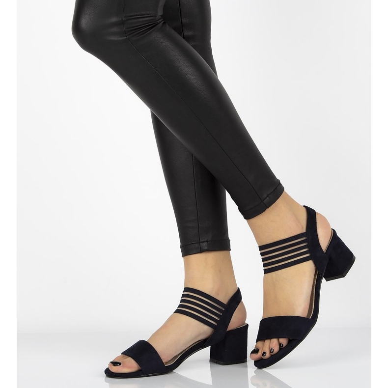 Filippo DS1289 / 20 Nv marineblaue Sandalen navy blau 1