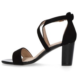 Filippo DS1276 / 20 Bk schwarze Sandalen 1