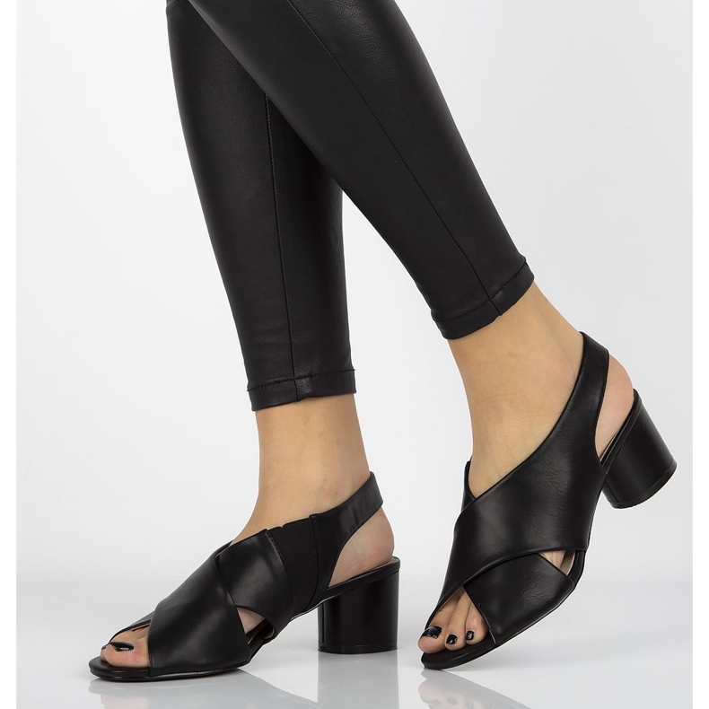 Filippo DS1290 / 20 Bk schwarze Sandalen 2