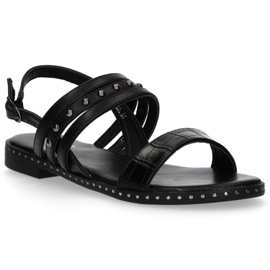 Filippo DS1240 / 20 Bk Schwarze Sandalen 1