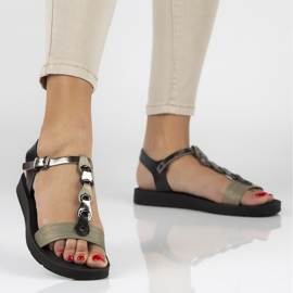 Filippo DS1300 / 20 Bk Schwarze Sandalen 1