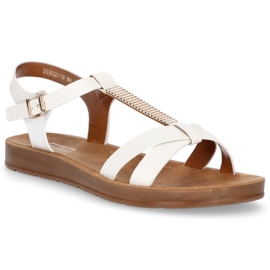 Filippo DS802 / 20 Wh Weiße Sandalen braun 2