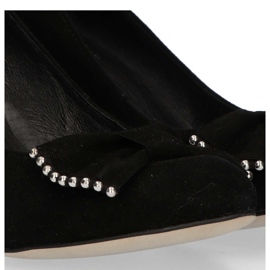 Pumps Filippo 1430 Schwarzes Wildleder 1