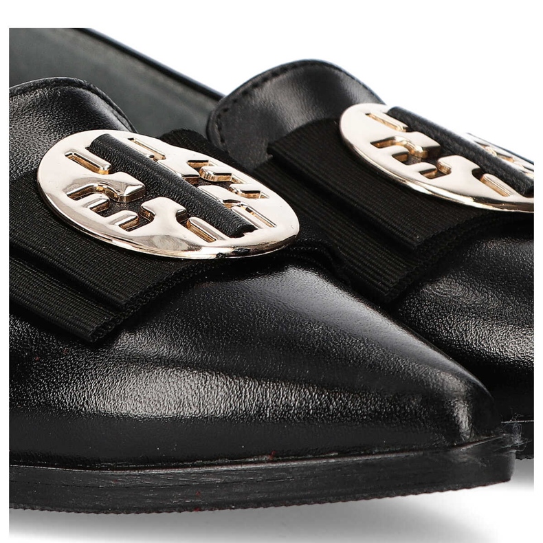 Filippo 1344 Oro Schuhe schwarz genarbt 2