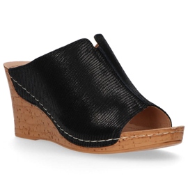 Lederhausschuhe Filippo DK786 / 20 Bk schwarz 2