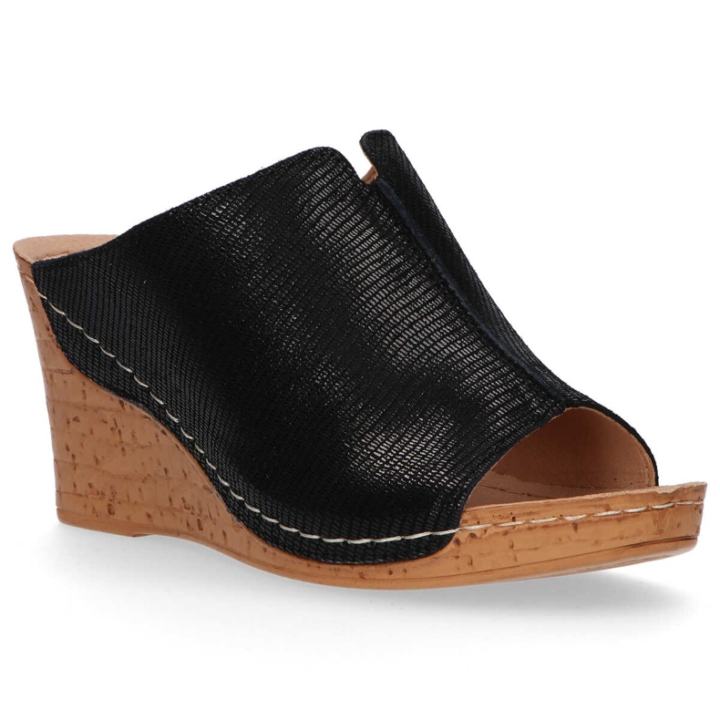 Lederhausschuhe Filippo DK786 / 20 Bk schwarz 2