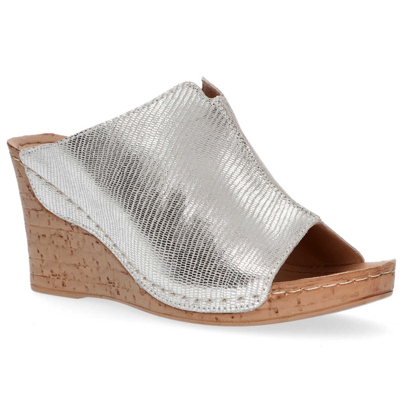 Lederhausschuhe Filippo DK786 / 20 Si silber silber- 2