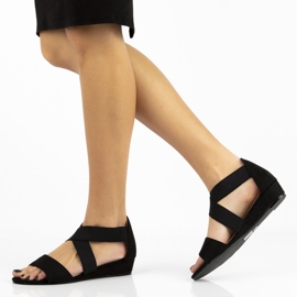 Filippo DS1363 / 20 Bk schwarze Sandalen 1