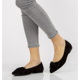 Lederballerinas Filippo DP1329 / 20 Bk schwarz 1