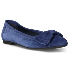 Lederballerinas Filippo DP1329 / 20 Nv marineblau 2
