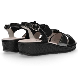 Filippo DS1417 / 20 Bk Schwarze Sandalen 1