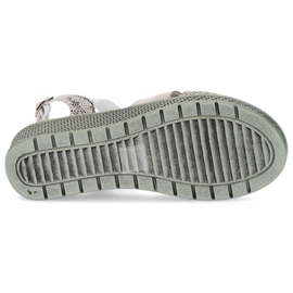 Filippo DS1417 / 20 Si Silberne Sandalen grau 1
