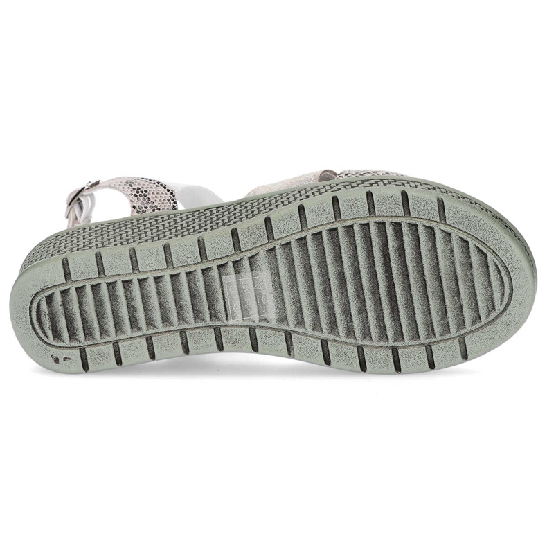 Filippo DS1417 / 20 Si Silberne Sandalen grau 1