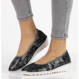 Lederschuhe Filippo DP046 / 18 Nv Fl marineblau schwarz navy blau 1