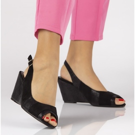 Filippo DS36 / 16 Bk schwarze Sandalen 1