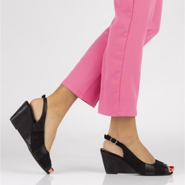 Filippo DS36 / 16 Bk schwarze Sandalen 2