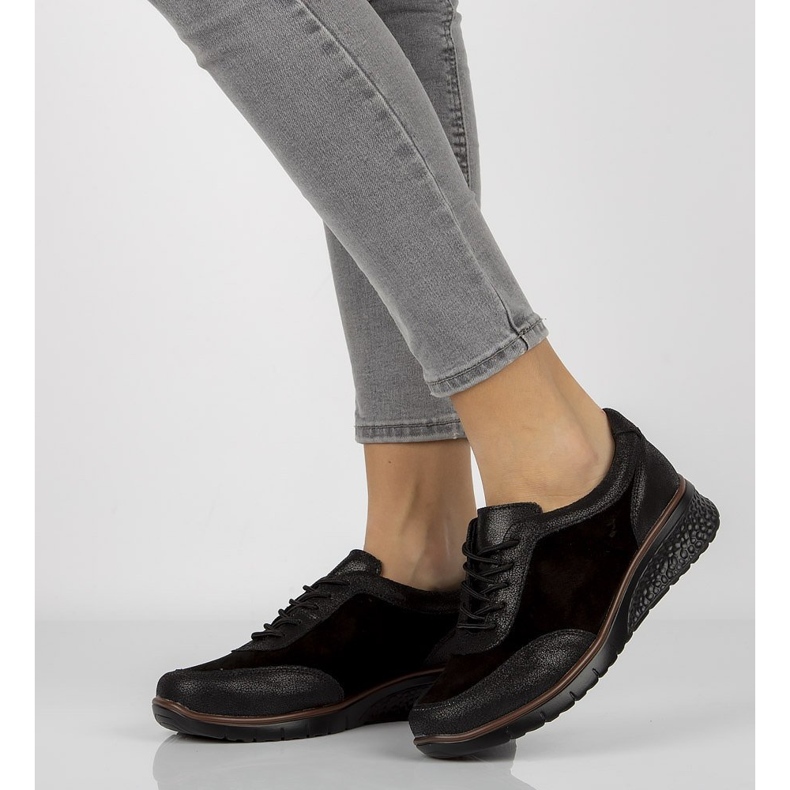 Lederschuhe Filippo DP1509 / 20 Bk schwarz 2