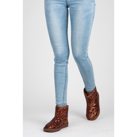 Torna Glänzende Muklukes braun 2