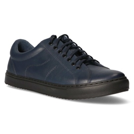 Lederschuhe Filippo 2019 marineblau navy blau 1