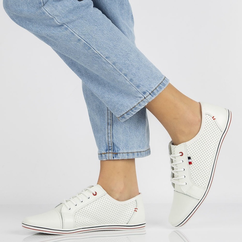 Lederschuhe Filippo DP009 / 21 Wh weiß 2