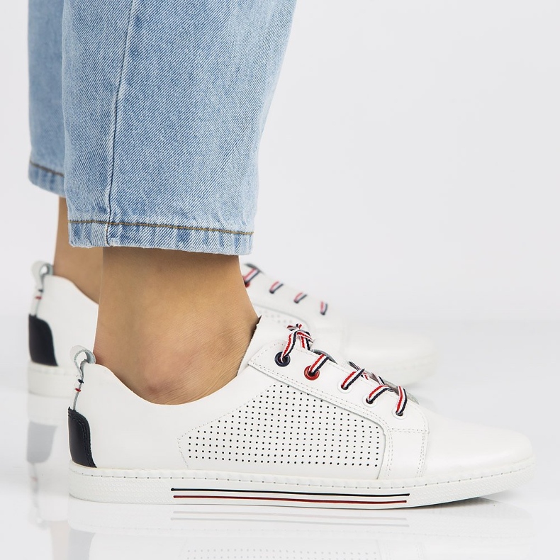 Lederschuhe Filippo DP008 / 21 Wh weiß 2